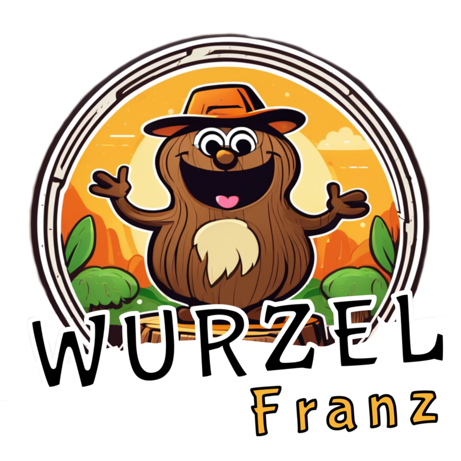 Logo Wurzel Franz Logo Wurzel Franz Bieber mit Schrift Wurzel Franz